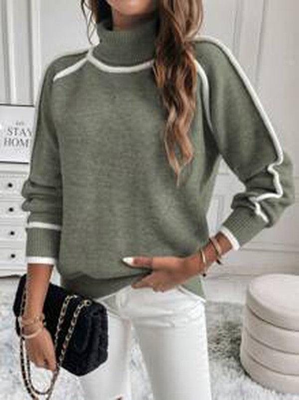 Ivanie™ - Chic Turtleneck Pullover