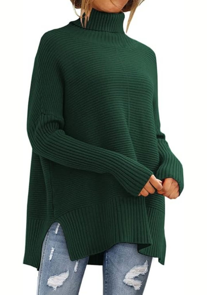 Elisse™ - Casual Turtleneck Pullover