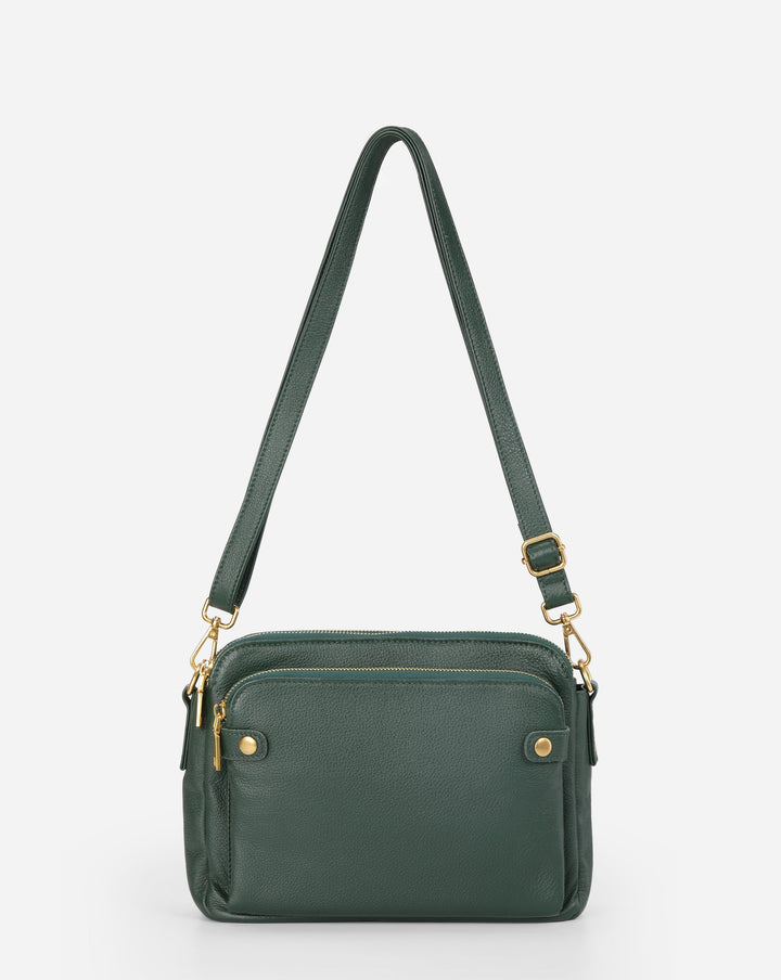 Flora™ | Crossbody Luxury Leather Shoulder Bag 2.1L