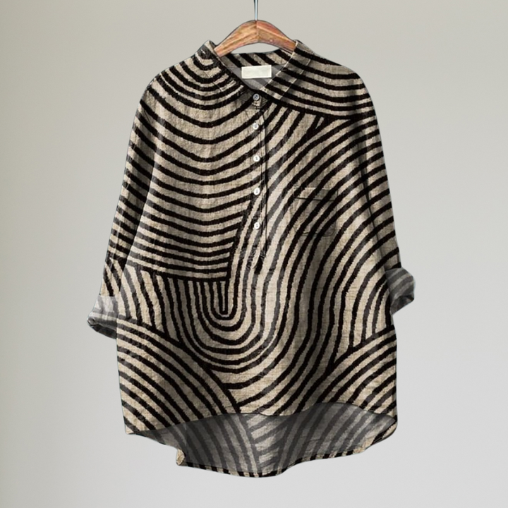 EVE™|VINTAGE STRIPED BLOUSE