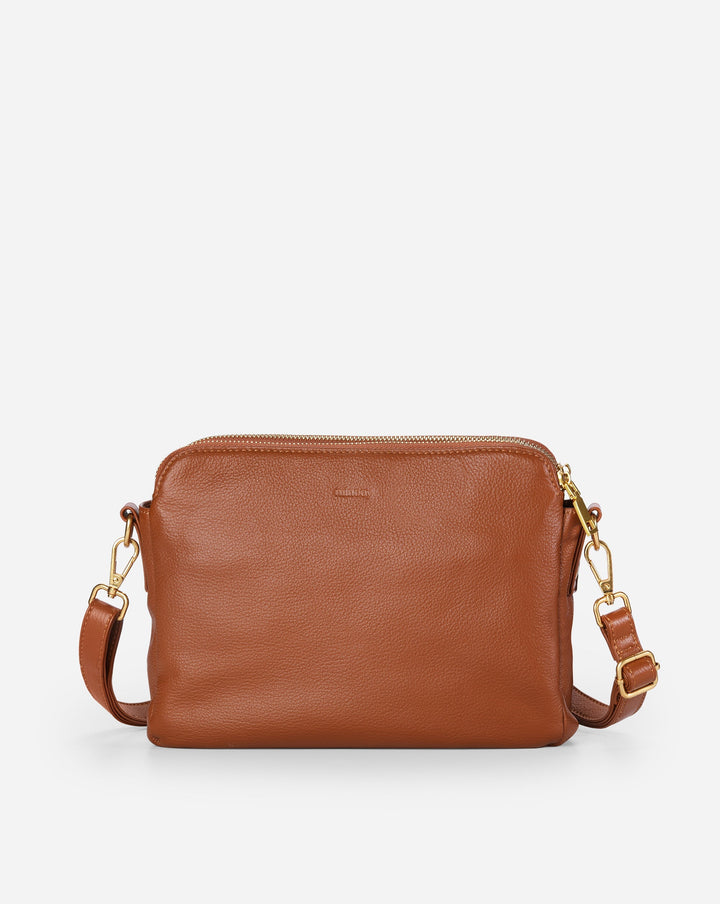 Flora™ | Crossbody Luxury Leather Shoulder Bag 2.1L