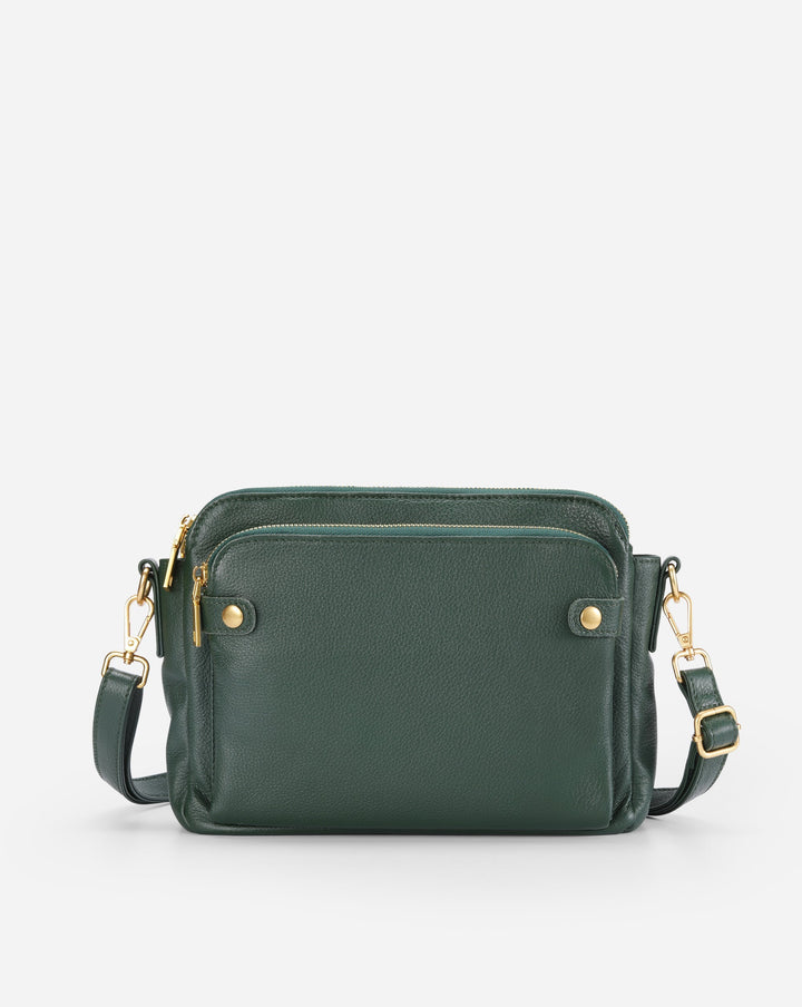 Flora™ | Crossbody Luxury Leather Shoulder Bag 2.1L