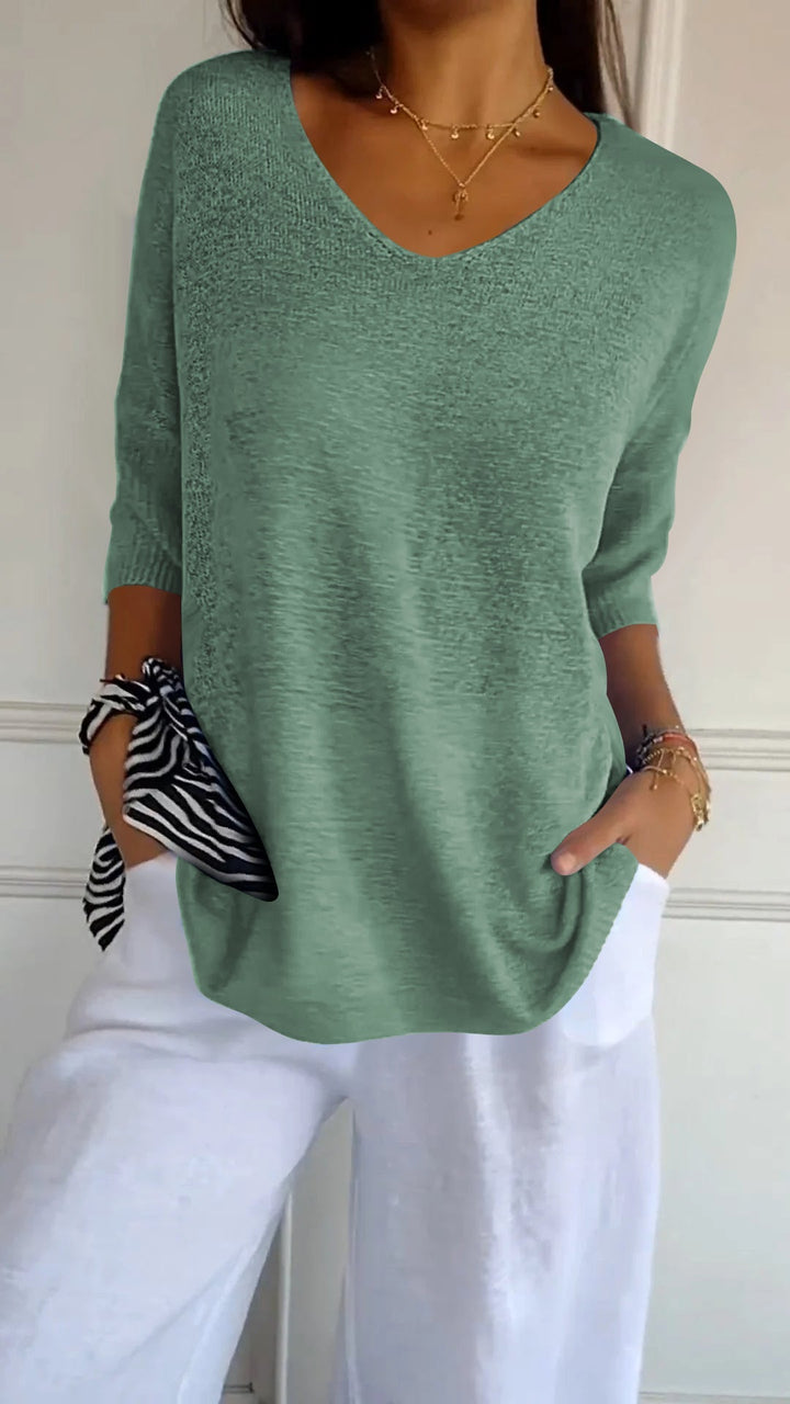 Loraine | Elegant Premium Knitted Comfy Shirt