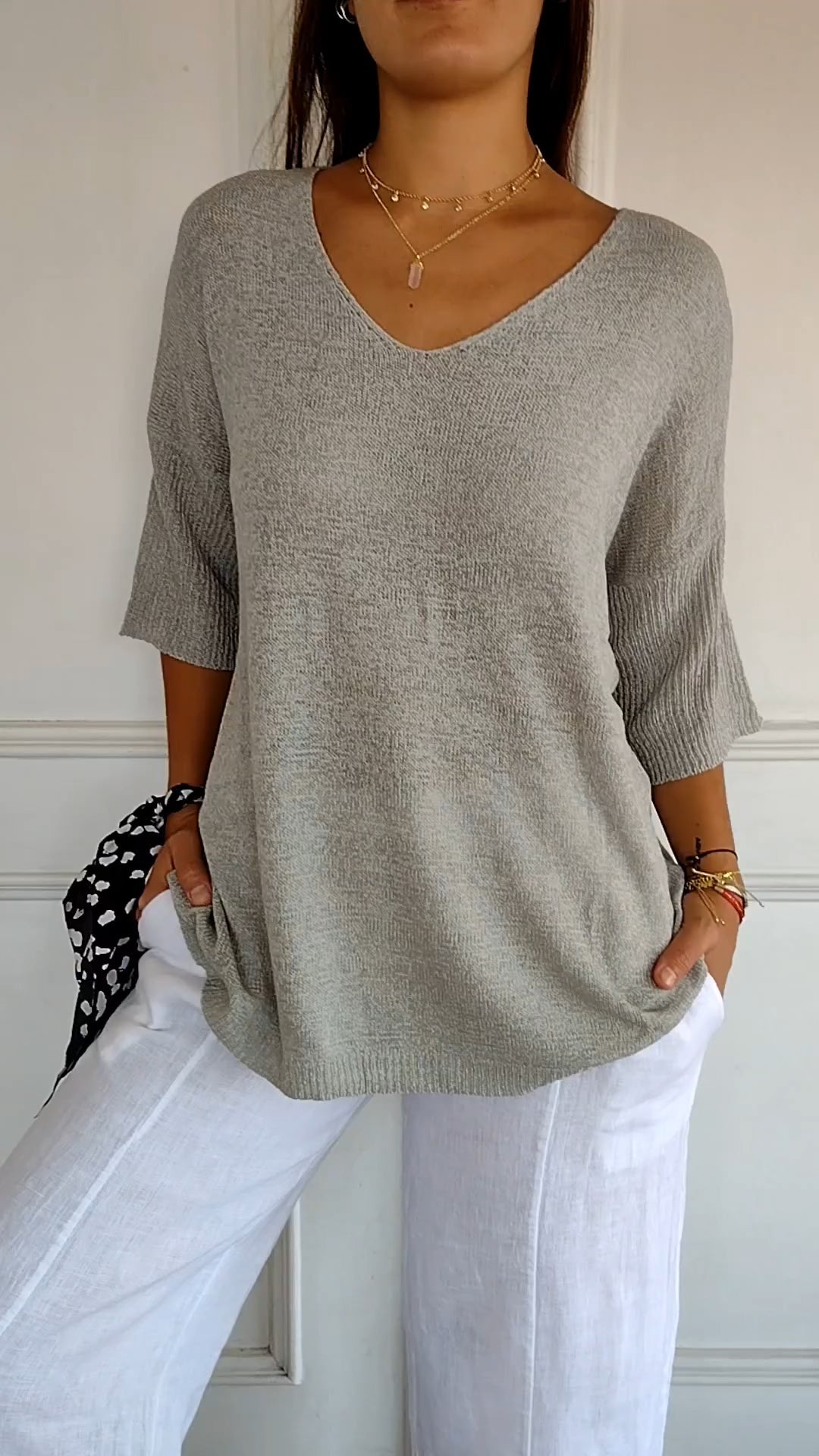 Loraine | Elegant Premium Knitted Comfy Shirt