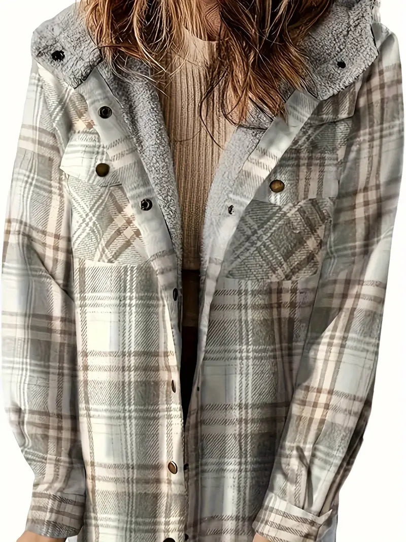 NAXAN™ - WOMEN'S PLAID HOODED JACKET