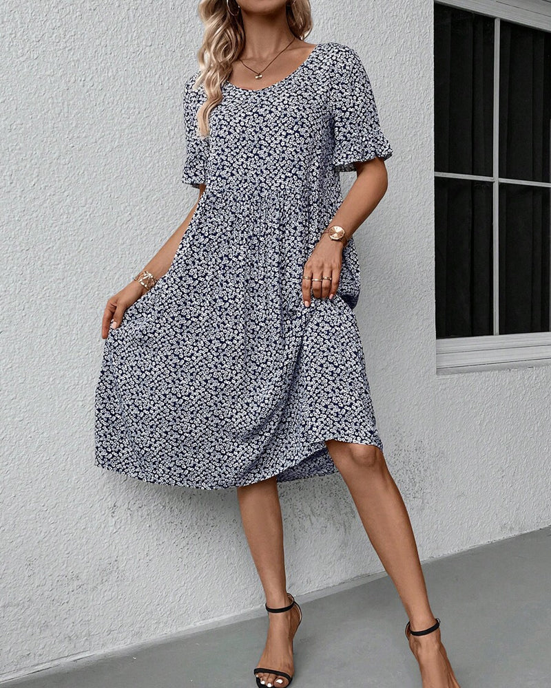 BEVERLY | ELEGANT FLORAL DRESS