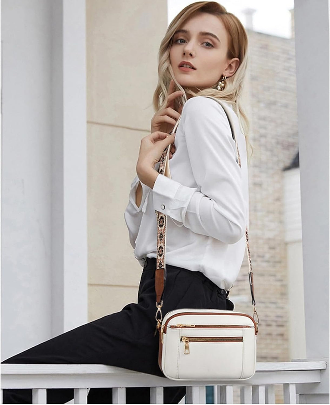 Evelyn - Timeless Leather Crossbody Bag