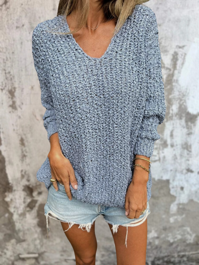 Amber | Cozy Textured Knit Sweater