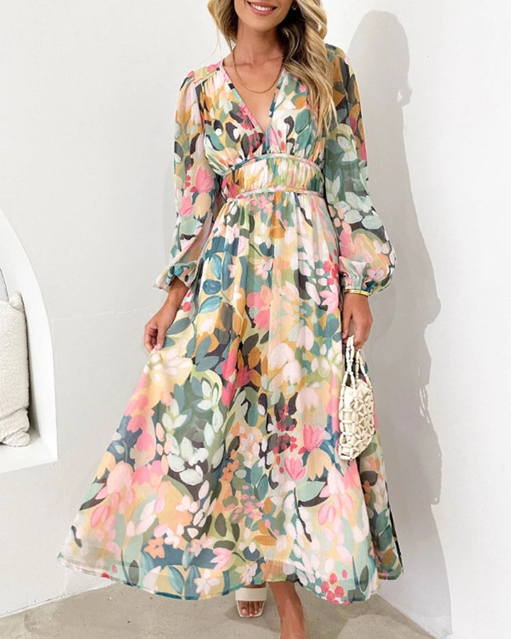 Carlotta™ Elegant Floral Dress