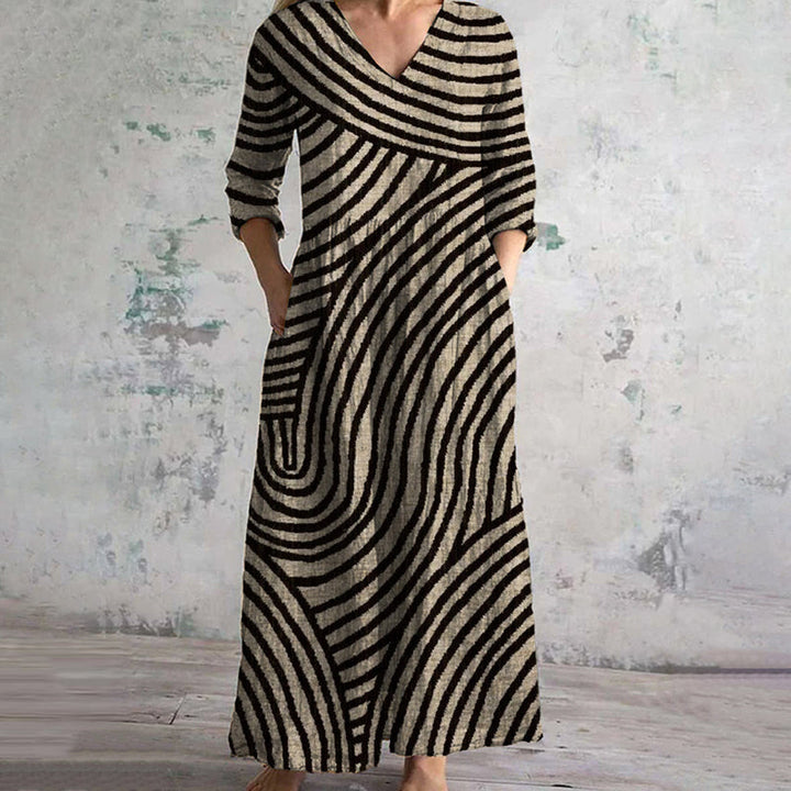 EVE™|VINTAGE STRIPED DRESS