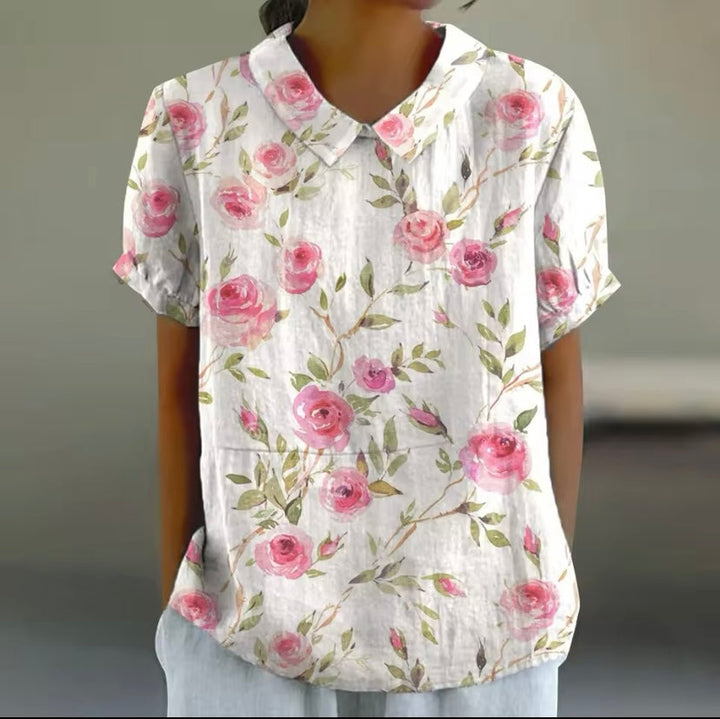 Karla | Elegant Floral Blouse