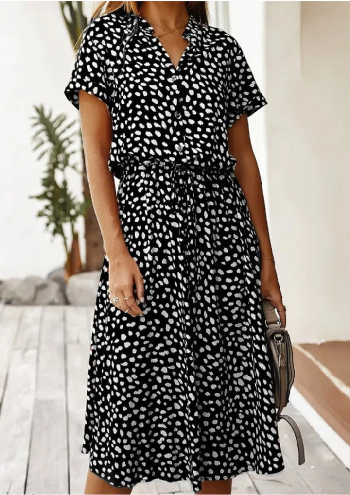 Lousia poker dot dress