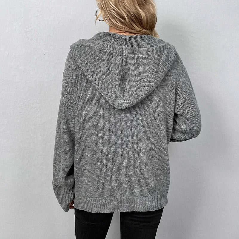 Harper | Comfy Hooded Cardigan