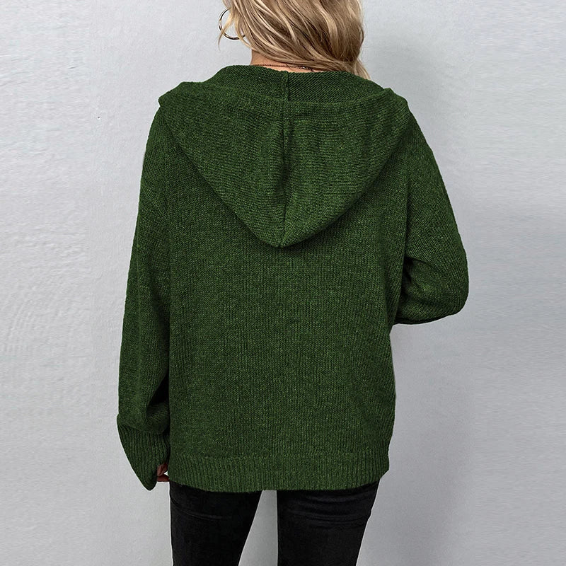 Harper | Comfy Hooded Cardigan