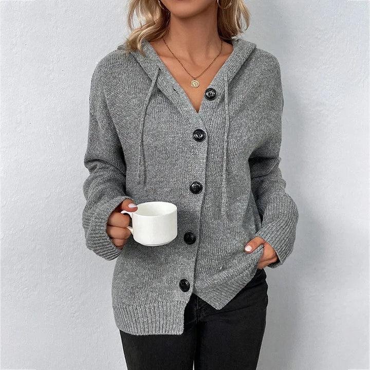 Harper | Comfy Hooded Cardigan