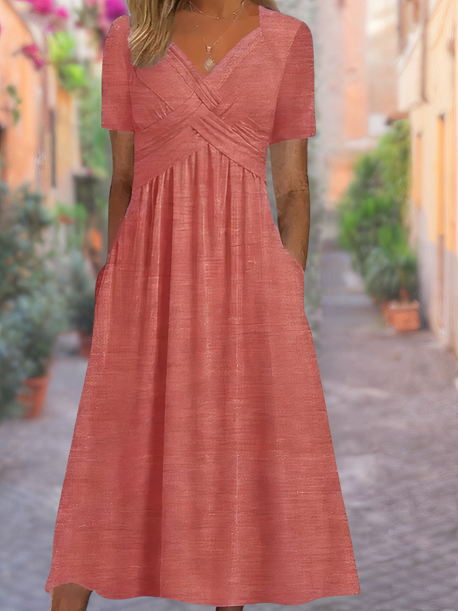 Selby - V-neck Dress for Women