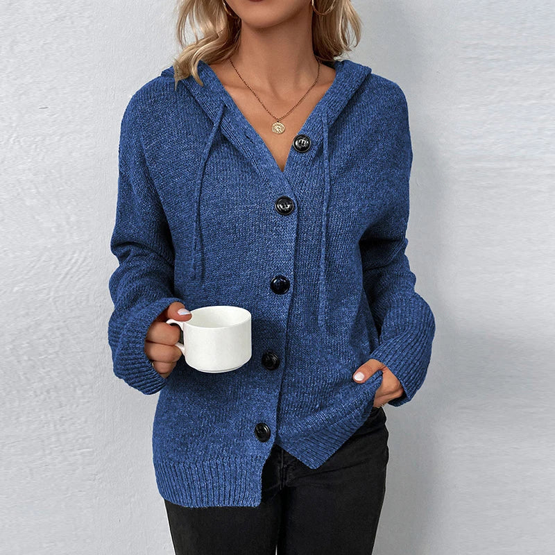 Harper | Comfy Hooded Cardigan