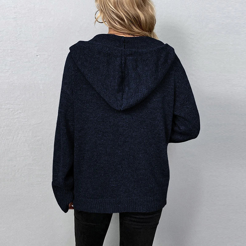 Harper | Comfy Hooded Cardigan