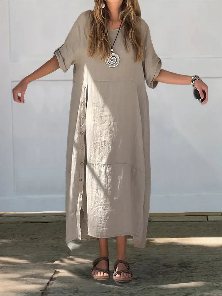 Camila | Linen Cotton Dress