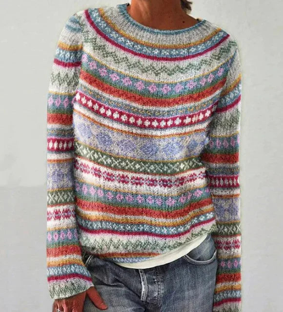 Izzel™ - Cozy Fair Isle Sweater