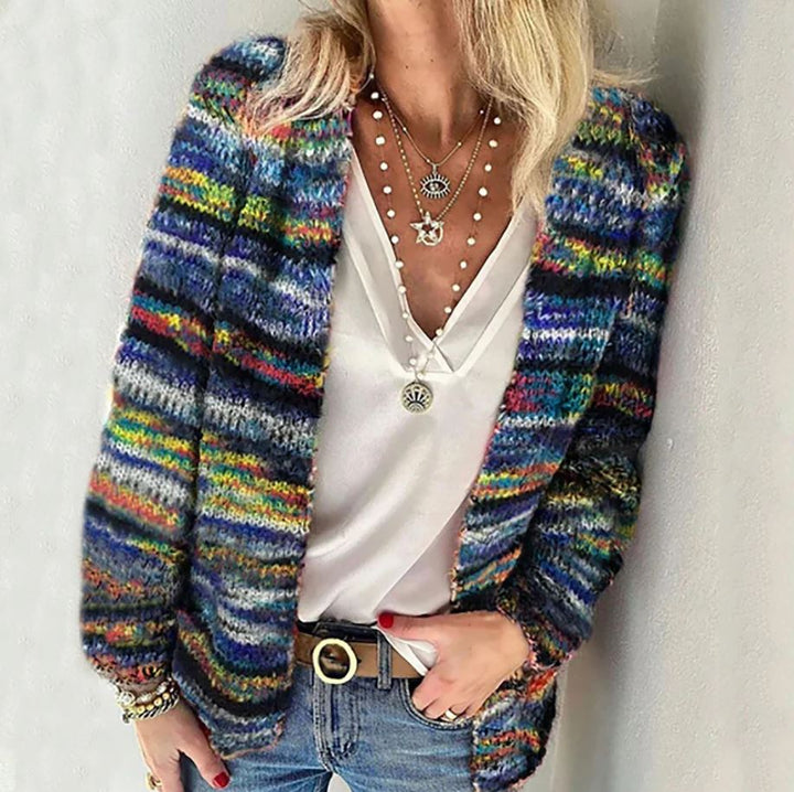 Zara™ - Vibrant Multicolor Cardigan