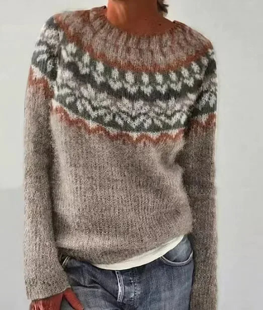 Izzel™ - Cozy Fair Isle Sweater