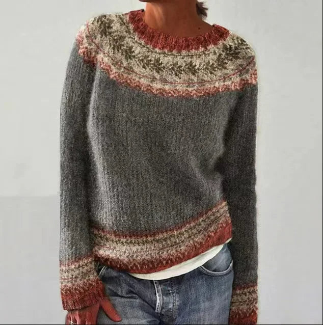 Izzel™ - Cozy Fair Isle Sweater