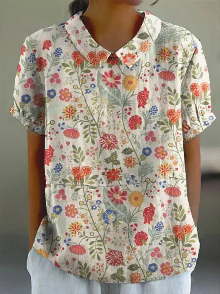 Karla | Elegant Floral Blouse