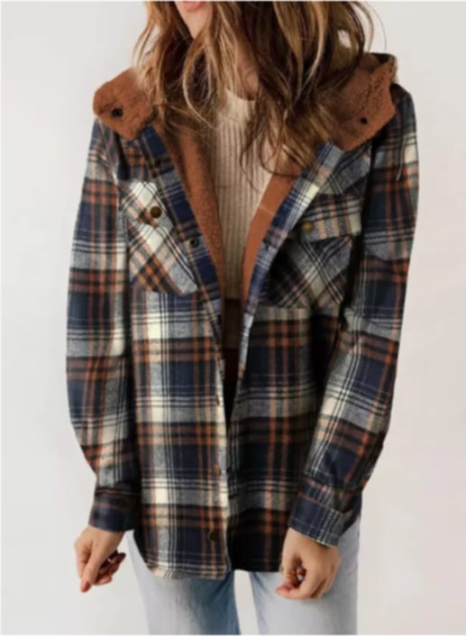 NAXAN™ - WOMEN'S PLAID HOODED JACKET