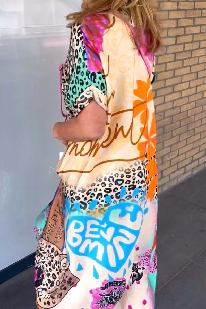 Phoebe™ Colourful Tiger Print Dress