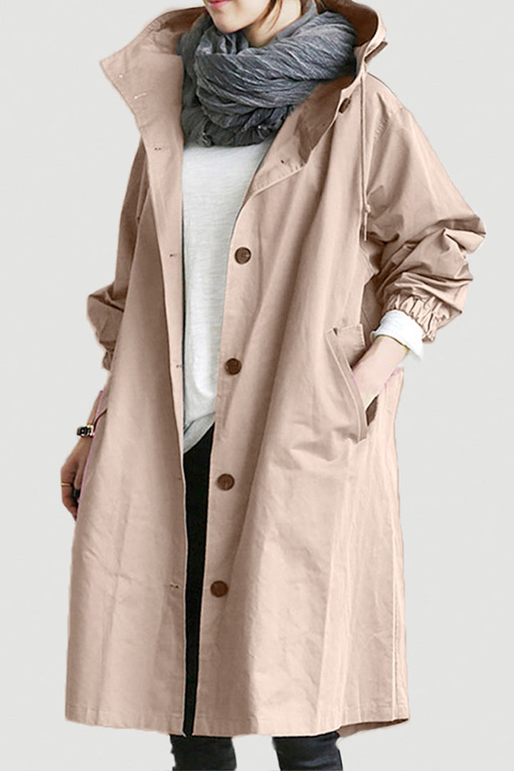 Leanne™ Water-Resistant Oversized Hooded Jacket