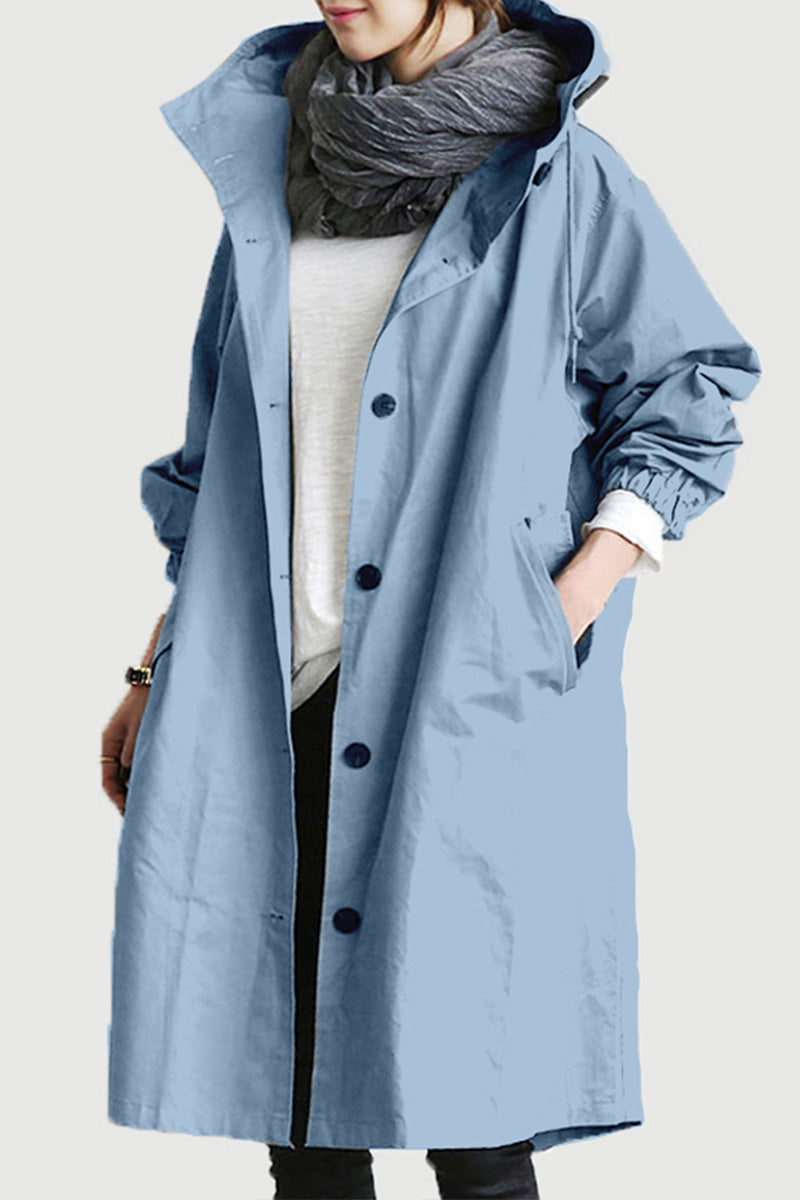 Leanne™ Water-Resistant Oversized Hooded Jacket