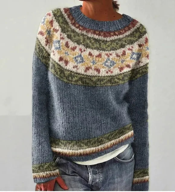 Izzel™ - Cozy Fair Isle Sweater