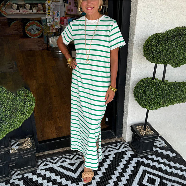 Sara-liv - Striped Maxi Dress