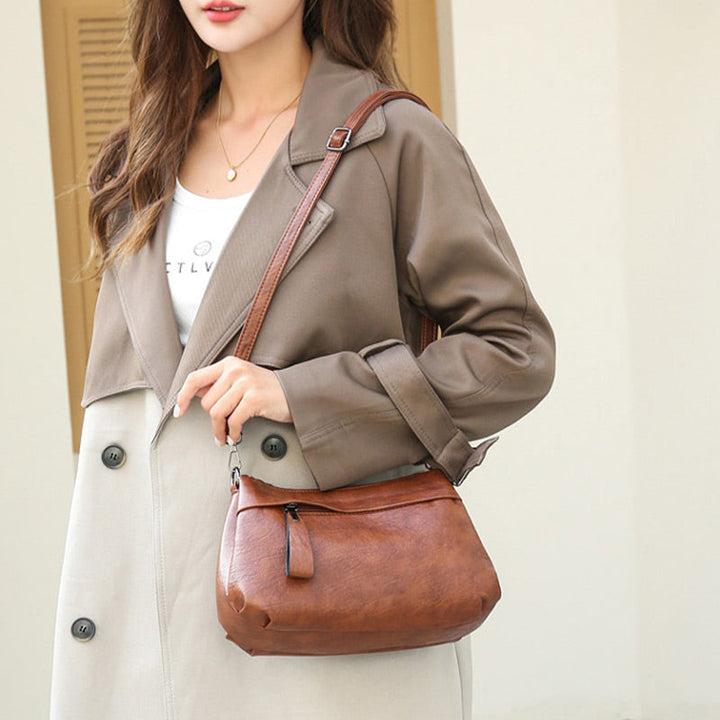 Jade™ | Classic Leather Crossbody Bag