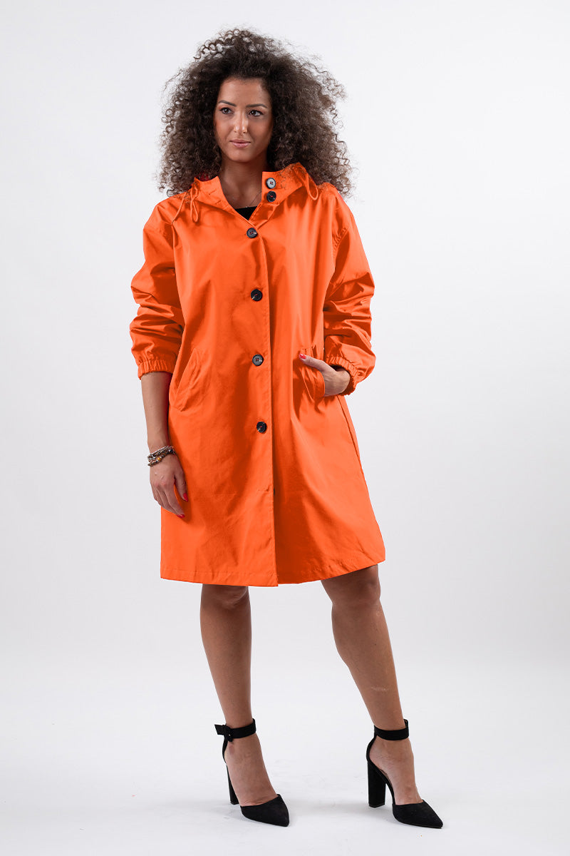 Leanne™ Water-Resistant Oversized Hooded Jacket