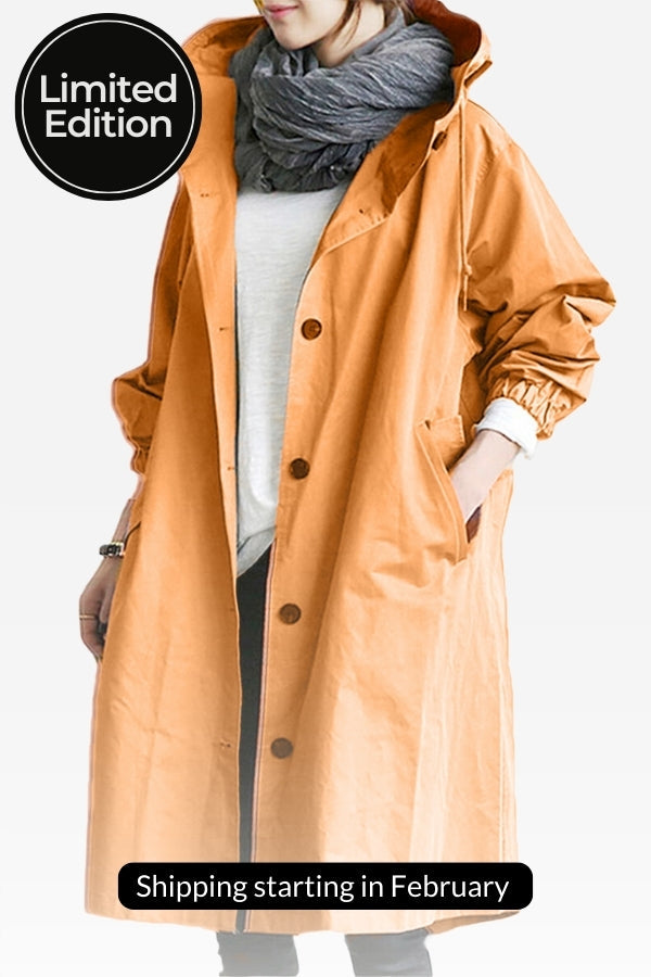 Leanne™ Water-Resistant Oversized Hooded Jacket